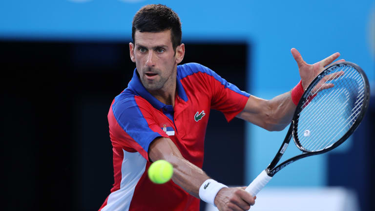 Djokovic will be playing his first match since the Olympics in New York.