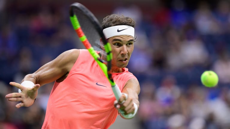 Naturally, Nadal labors in win over Basilashvili on Labor Day Weekend