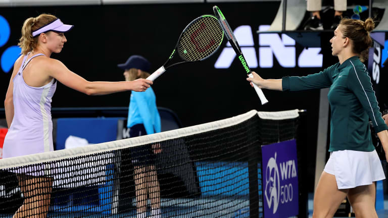 Halep downplays injury concern ahead of Australian Open return