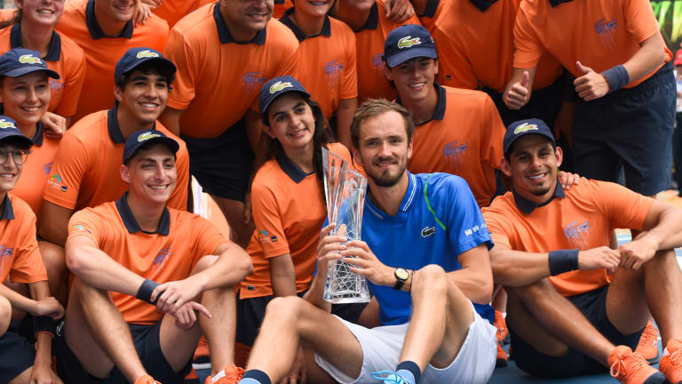 Daniil Medvedev beat Jannik Sinner to win Miami last year, and is coming off a final-round run at Indian Wells.