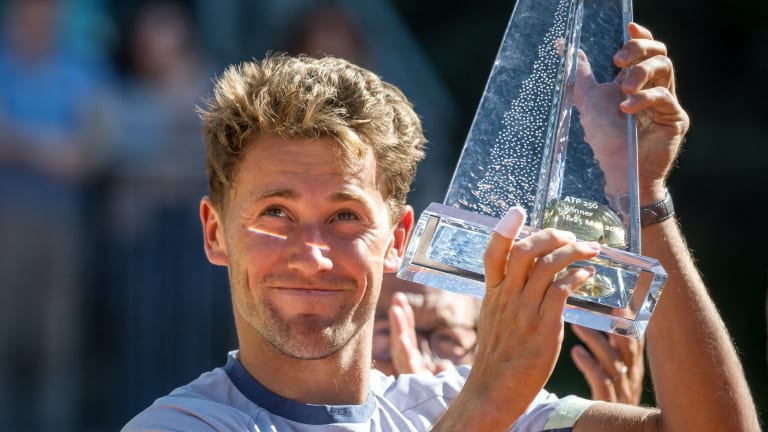 Two-time Roland Garros finalist Ruud has now won Geneva three times.