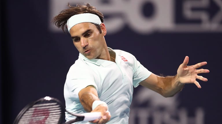 Federer looking to improve on error-prone performance at Miami Open
