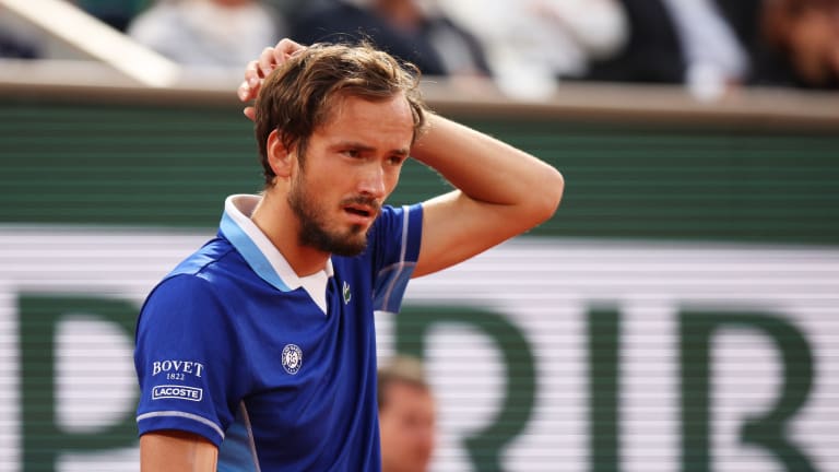Daniil Medvedev has yet to win a tournament in 2022, but he finds himself atop the ATP Rankings. (He's eighth in the ATP Race to Turin.)