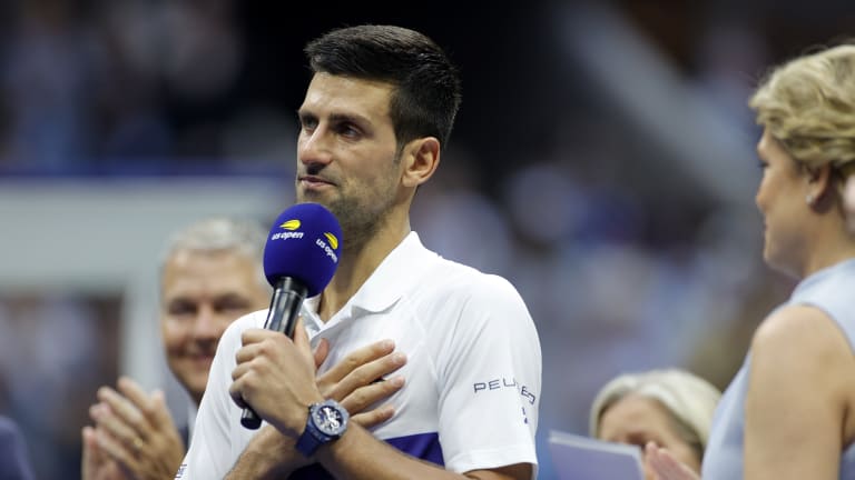 We'll be seeing plenty of Novak Djokovic in the coming weeks.