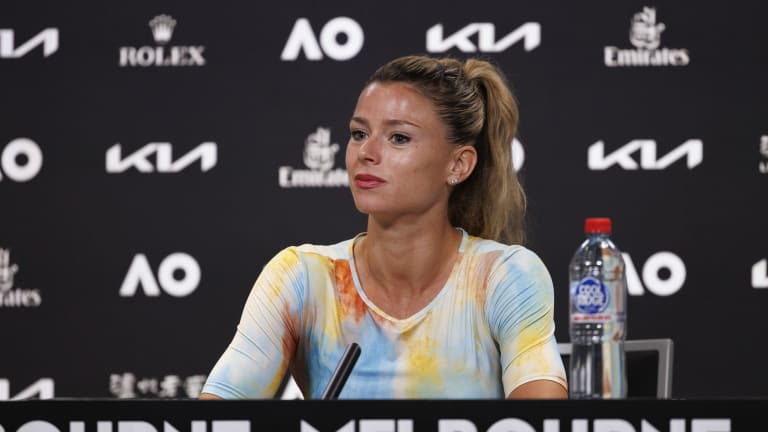 After her 6-0, 6-1 win over Pavlyuchenkova, Giorgi confirmed that she had visited the doctor but said she had done nothing wrong.