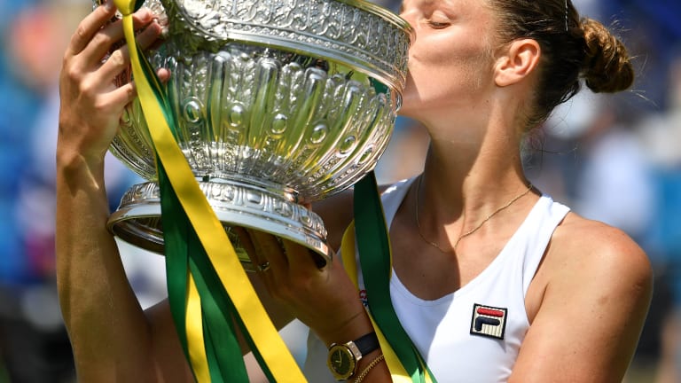 Pliskova dominates Wimbledon champion Kerber in Eastbourne final