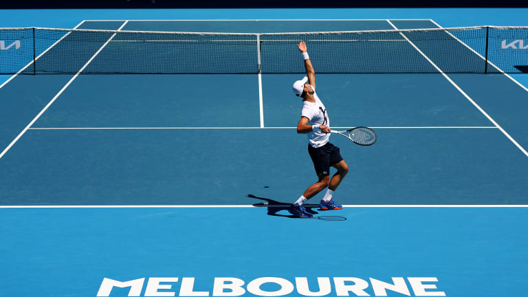 Novak Djokovic returns to Melbourne for the first time in two years.