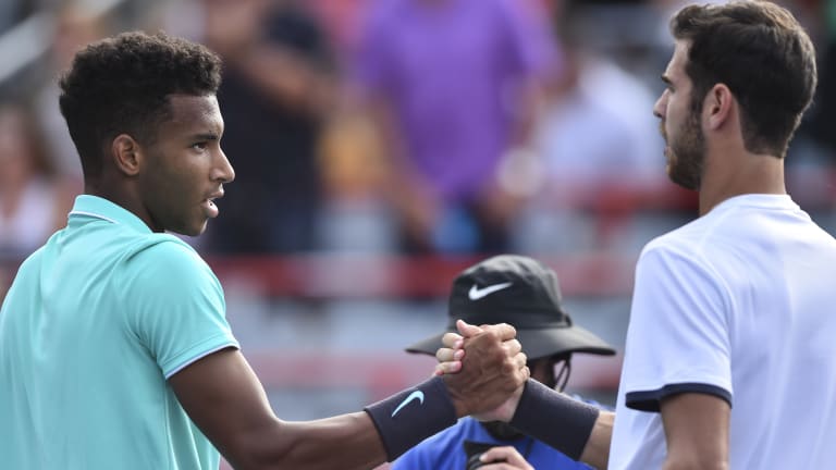 Rogers Cup presents perfect split-screen of Canada's teenage phenoms