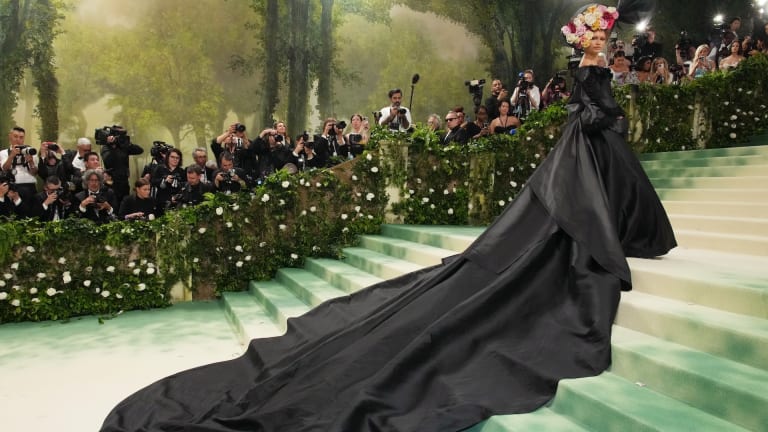 Tashi Duncan in the house: Zendaya makes a dramatic entrance to the 2024 Met Gala.