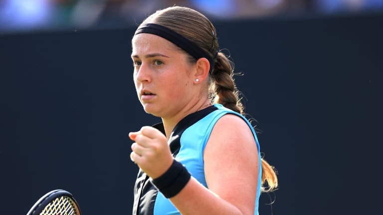 Ostapenko has major credentials on grass courts herself, reaching the semifinals of Wimbledon in 2018.