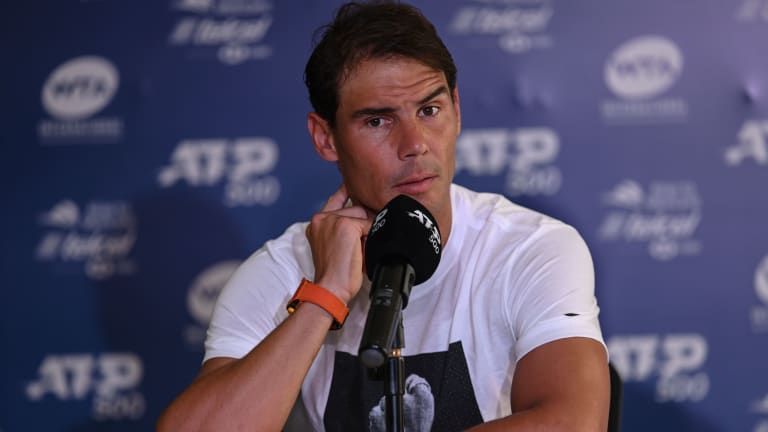 Rafael Nadal is focusing on coronavirus relief efforts, not tennis
