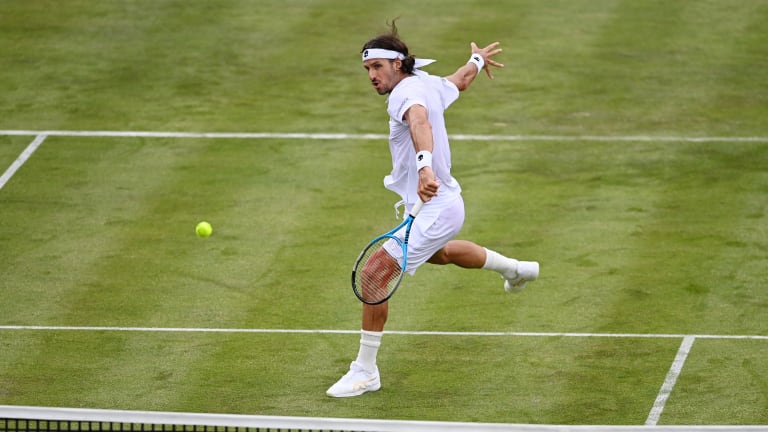The Spaniard took out Illya Marchenko, 6-1, 7-6 (6), to kick off the grass-court swing at Queen's Club.