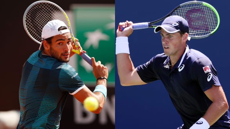 Roland Garros Day 3 preview: Matteo Berrettini vs. Vasek Pospisil
