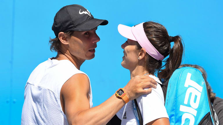 "Very proud to share such a special moment for our country with Rafael Nadal, the best role model," Muguruza wrote on social media.