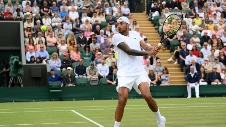 “I respect him a lot, on the court, what he's trying to do,” Stefanos Tsitsipas said of his next opponent, Nick Kyrgios. “Although he has been a little controversial in the past, I think he's playing good tennis.”