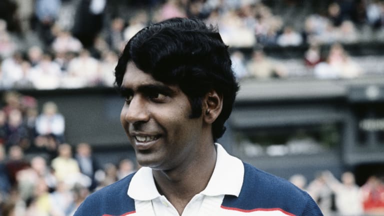 Amritraj achieved career-high rankings of No. 18 in singles and No. 23 in doubles.