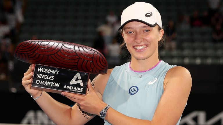 Swiatek downs Bencic for second WTA title of career in Adelaide