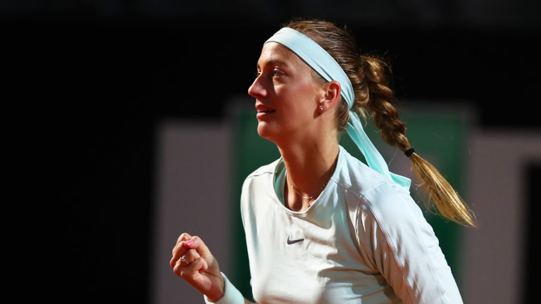 Kvitova vying for No. 1 ranking at Roland Garros