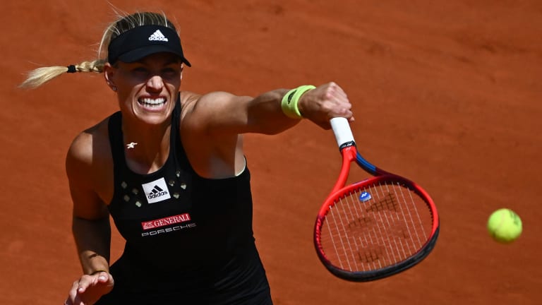 Kerber is ranked 21st at Roland Garros, the only major she hasn't won.