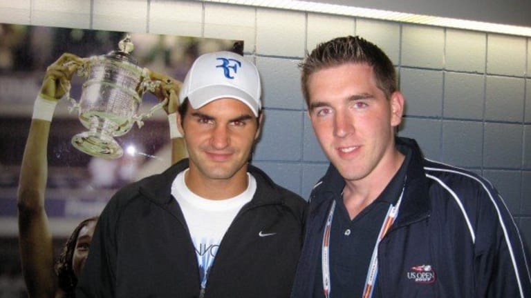 The 2007 US Open was a memorable tournament for both of these men—although one of them probably doesn't remember this picture being taken.