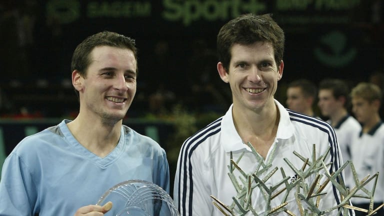 Return Winners:
The 2003 Paris
Masters final