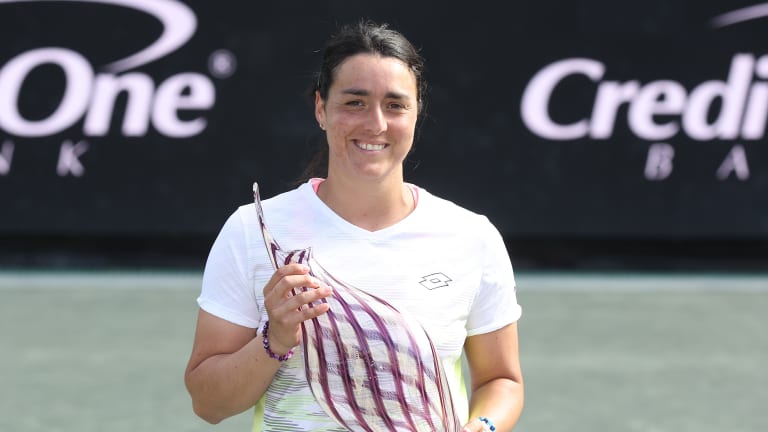 The WTA 500 event in Charleston is Jabeur’s second clay court title, and her first since 2020 Berlin.