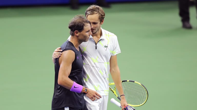 Medvedev erased a two set deficit in the 2019 US Open final only to end up losing, 6-4 in the fifth