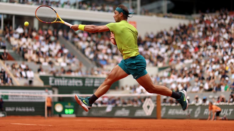 Nadal was playing against Ruud for the first time, which was the Spaniard's first ever first-time meeting in a Grand Slam final.