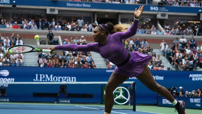 Serena continues 
chase of Court, 
history in New York