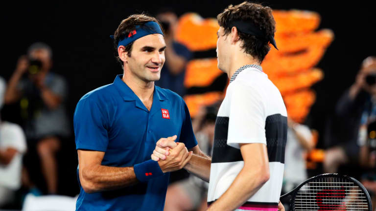 Roger Sterling: Federer teaches Taylor Fritz a lesson in excellence