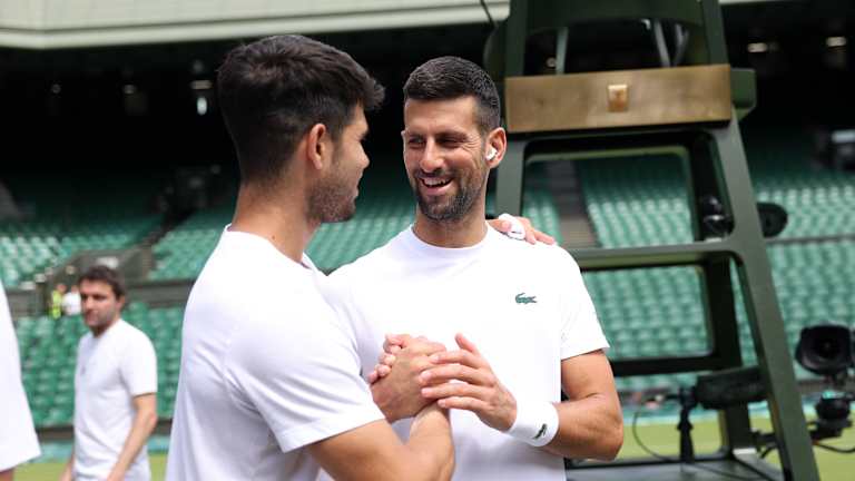 A sequel to the 2023 men's final is a possibility after Alcaraz landed on Sinner's side of the draw as opposed to Djokovic's.