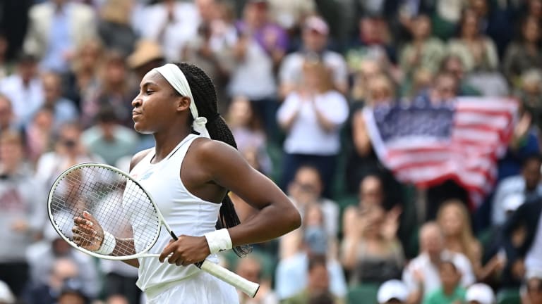 Gauff returns to Wimbledon a very different player than the awestruck 15-year-old who made her debut in 2019 (Getty Images).