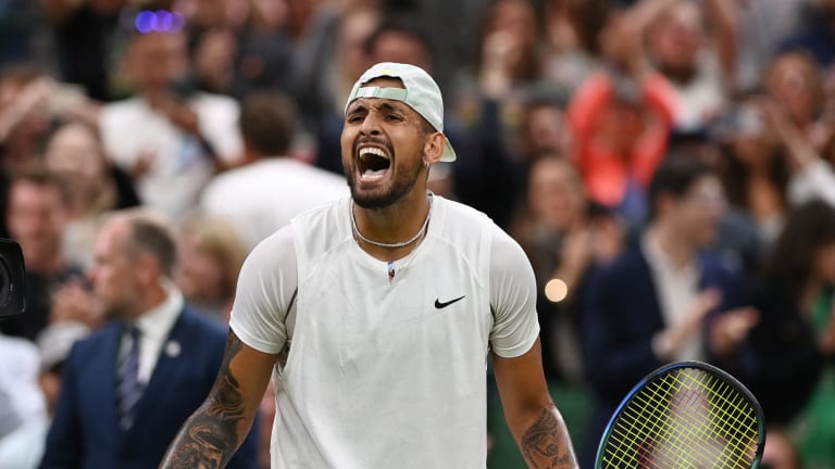Kyrgios took umbrage to Tsitsipas' complaints, among them that he turned No. 1 Court into a circus.