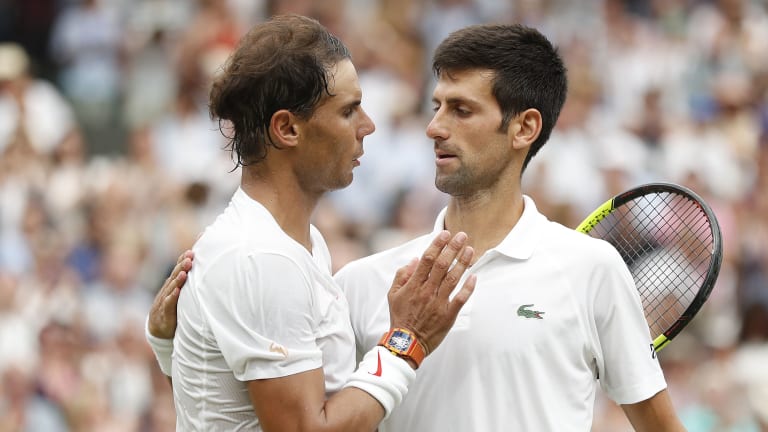 Rafael Nadal, Novak Djokovic differ on record-setting ambitions