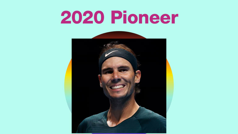Tennis Channel's 
2020 Spotify 
wrapped list