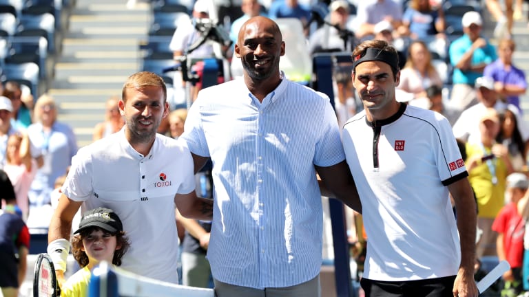 Kobe Bryant explains
why he chose tennis
for his new book
