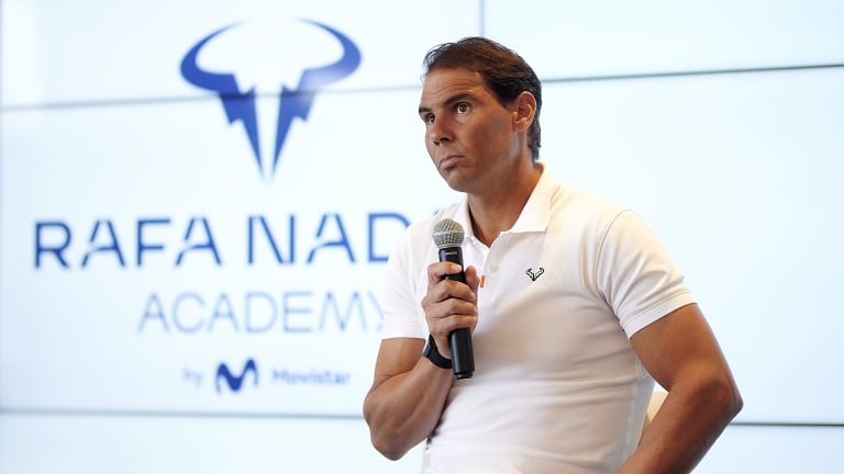 Nadal, who will stop training over the next few months in order to try and fully recover from a hip injury, says he’ll play for enjoyment next year.