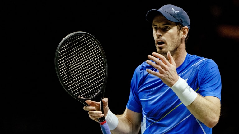 The long road back continues for Andy Murray in Doha following a Rotterdam defeat to eventual champ Félix Auger-Aliassime.