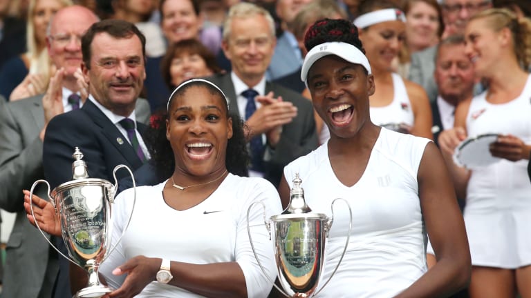 Serena and Venus have won the Australian Open four times, Roland Garros twice, Wimbledon six times and the US Open twice.