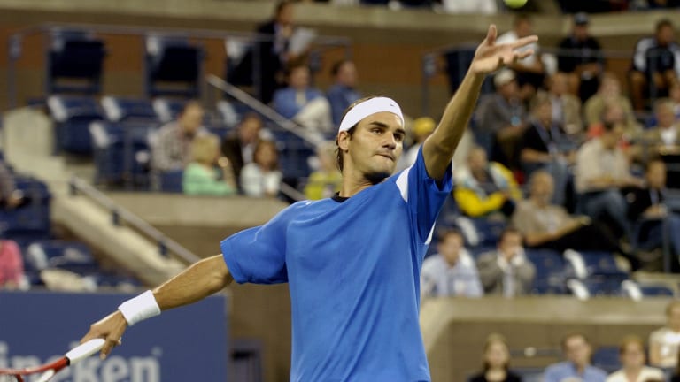 Federer would go on to defeat 2001 champion Lleyton Hewitt to win his first of five US Open titles.