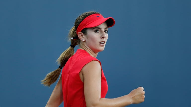 A ride along with Cici Bellis, back at a Slam after multiple surgeries