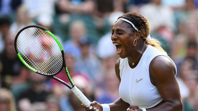 Serena Williams avoids drama in straight-set, round-one Wimbledon win