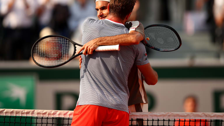 Federer beats Wawrinka, setting up a French Open semifinal with Nadal