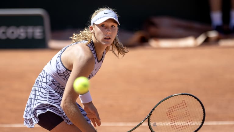 Andreeva, 16, spent the spring piling up clay-court wins, and winning two titles in Switzerland on the ITF circuit.