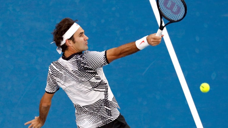 With pressure off, Roger Federer nearing career-altering title in Oz