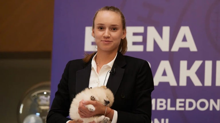 Rybakina announced that a portion of her Wimbledon prize money would go to a local animal shelter.