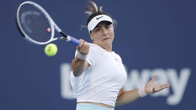 Bianca Andreescu outlasts Sorribes Tormo for Miami Open semifinal
