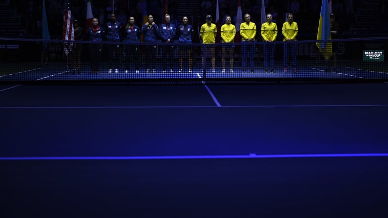 This year's Billie Jean King Cup tie between the United States and Ukraine, in Asheville, N.C., was a show of support for the war-torn nation. This year's US Open, at the USTA Billie Jean King National Tennis Center, promises to be another.