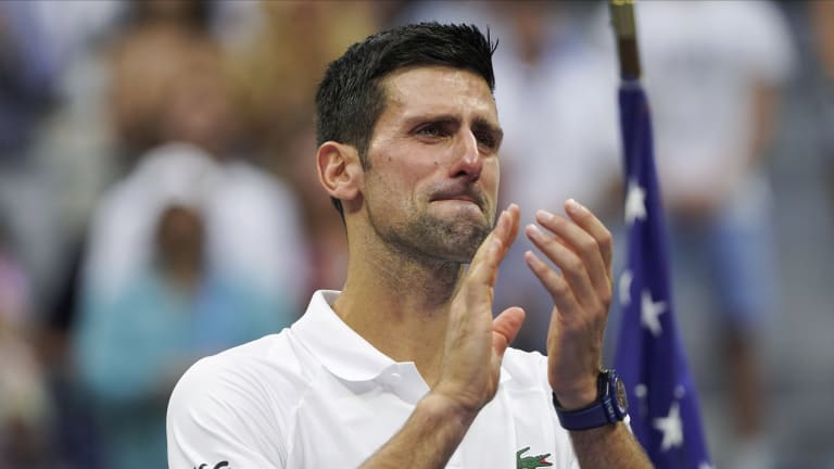 US Open Djokovic Returns Tennis