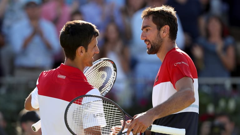 It was Cilic who won the aforementioned Queen’s Club title five years ago, 12 months after finishing runner-up at Wimbledon. It was a very rare instance where Djokovic was the one who saw a match point—or in this case a championship point—slip through his fingertips, as the Croatian celebrated his second triumph at the ATP 500 tournament.
